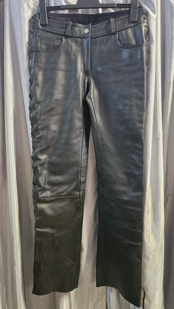 Pantaloni piele cu snur PPI0006