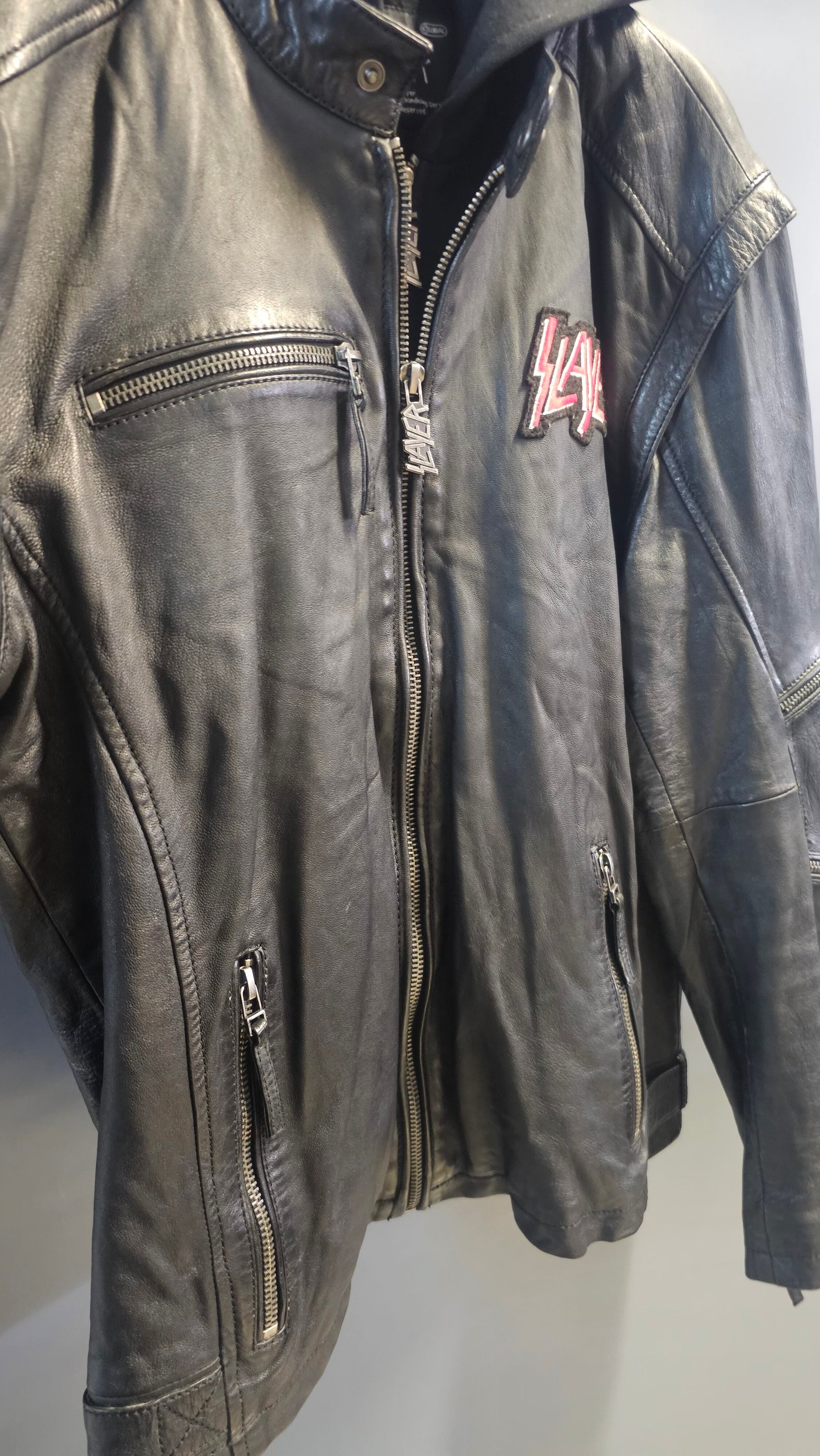 Geaca piele Slayer marimea L GPI0018 2 Geaca piele Slayer marimea L GPI0018 - imagine 2