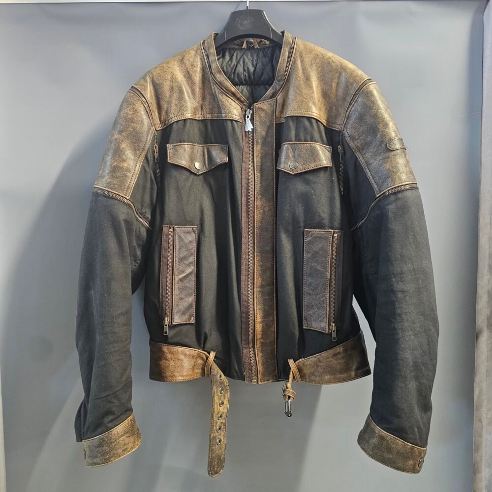 Geaca moto piele-textil L-XL GPI0020