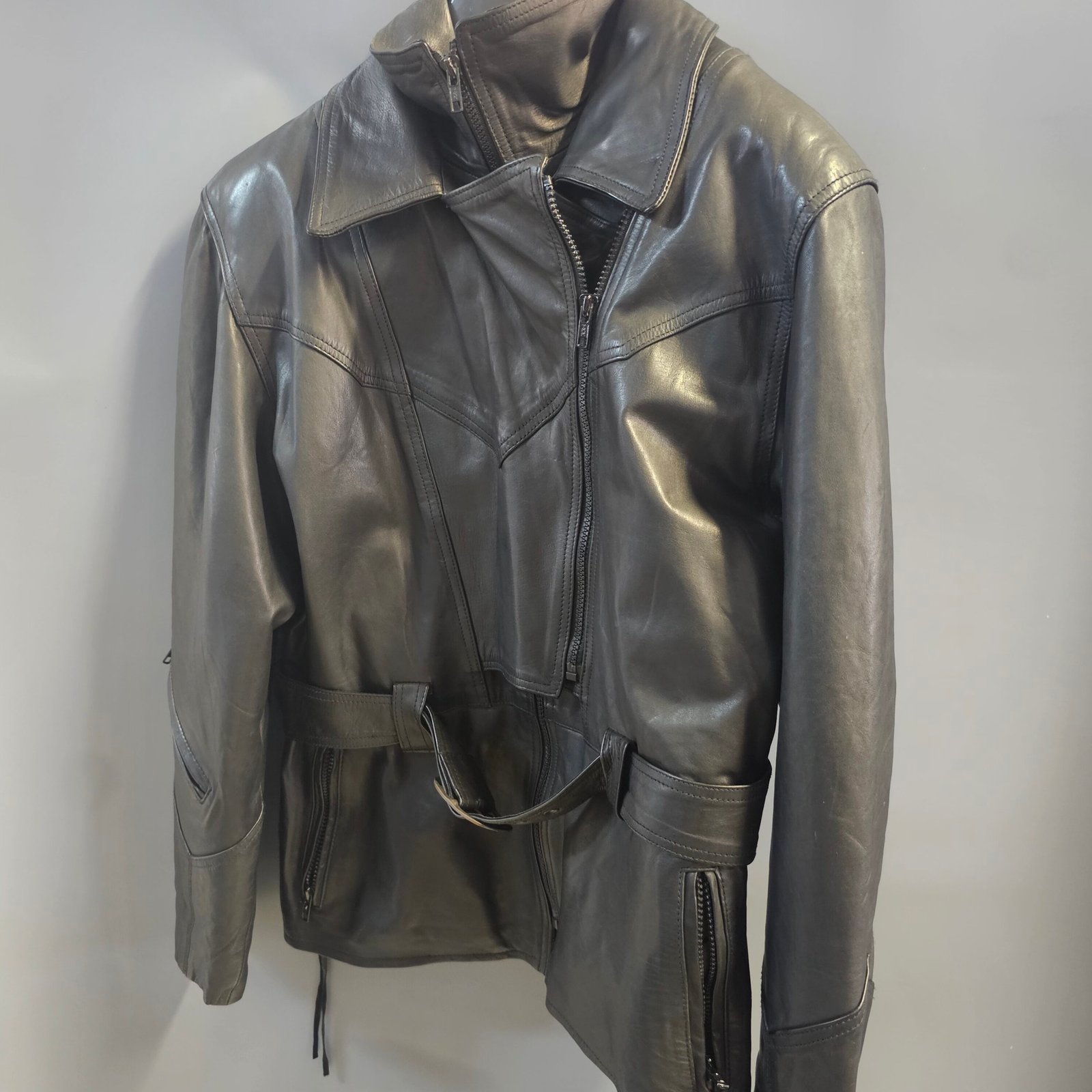 Geaca moto piele dama GPI0030 2 Geaca moto piele dama GPI0030 - imagine 2