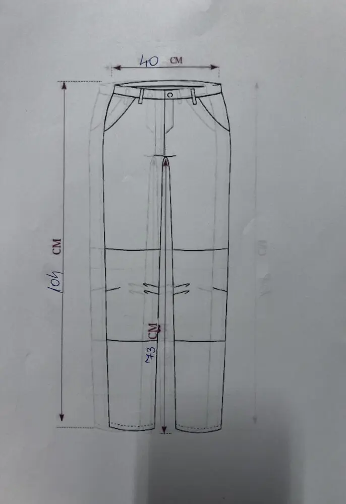 Pantaloni moto mărimea M PPI0025 - imagine 5