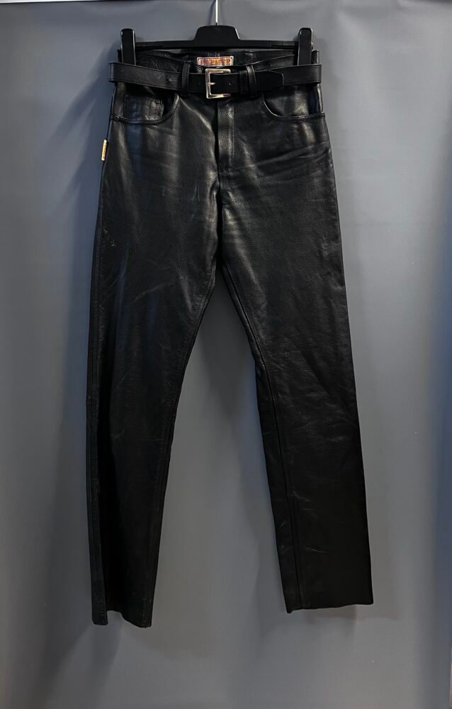 Pantaloni moto piele mărimea S PPI0026