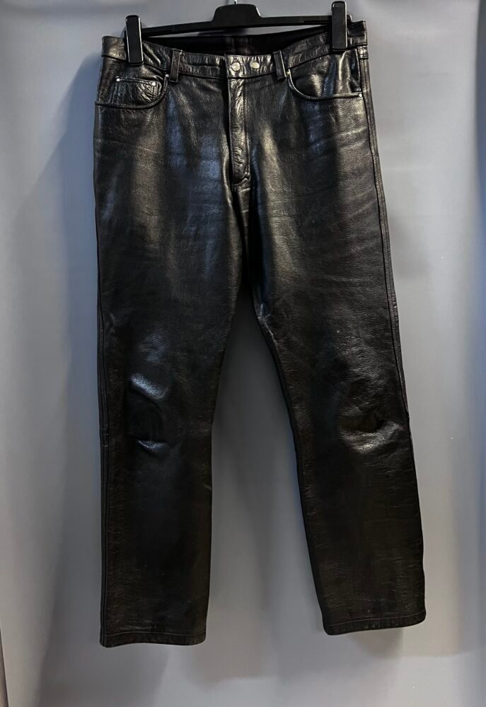 Pantaloni piele mărimea 54 PPI0046 2 Pantaloni piele mărimea 54 PPI0046 - imagine 2