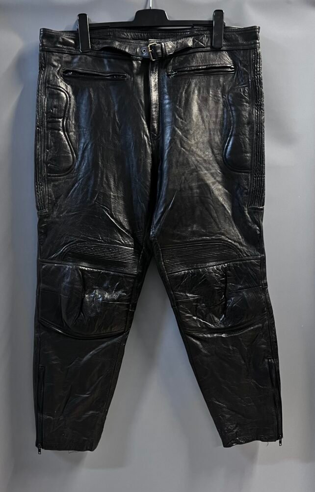 Pantaloni piele XXL PPI0048 2 Pantaloni piele XXL PPI0048 - imagine 2