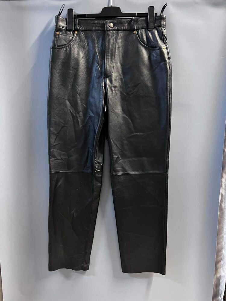 Pantaloni piele 50 PPI0054 2 Pantaloni piele 50 PPI0054 - imagine 2