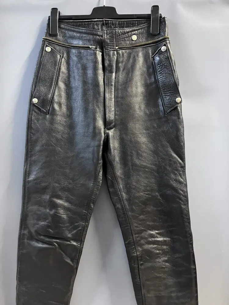 Pantaloni piele mărimea M PPI0055 3 Pantaloni piele mărimea M PPI0055 - imagine 3