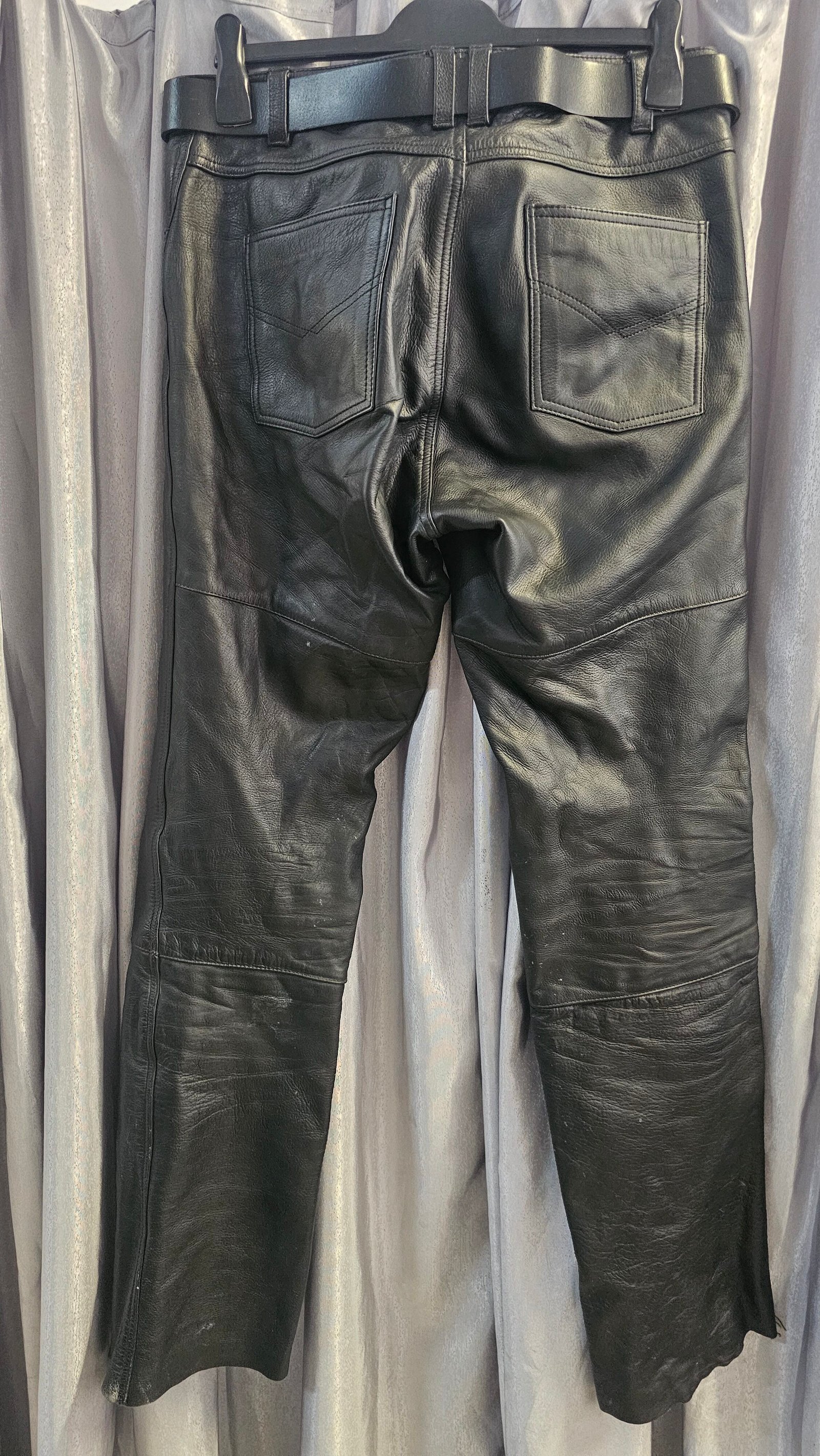 Pantaloni piele L PPI0109 3 Pantaloni piele L PPI0109 - imagine 3