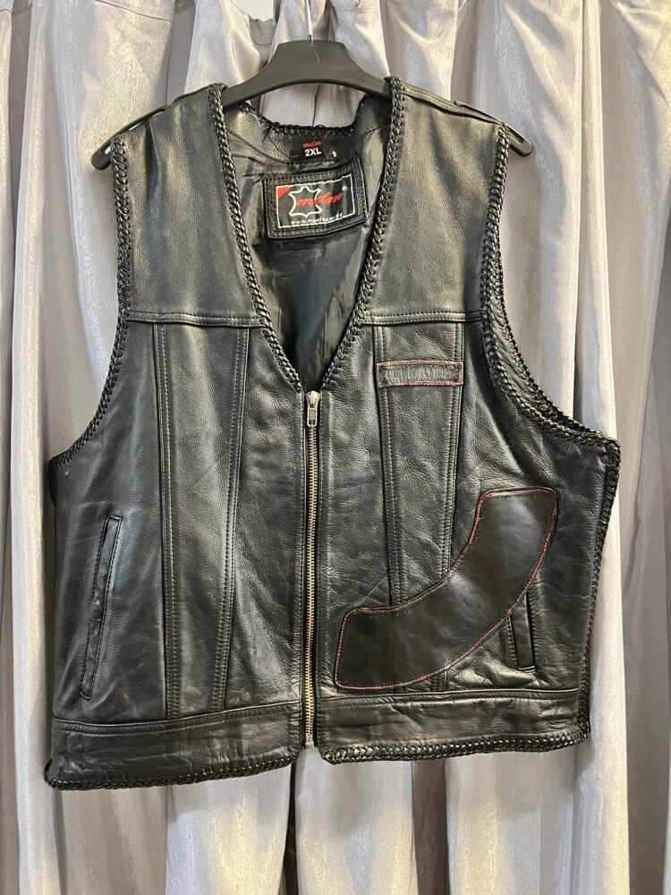 Vestă piele 2 XL  VES0007
