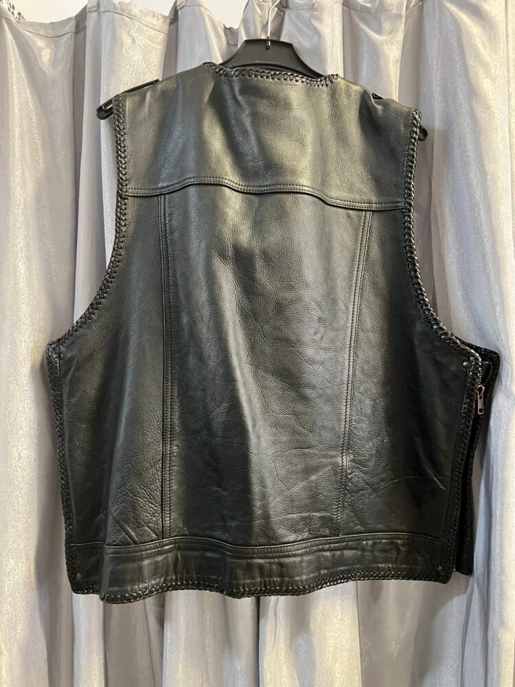 Vestă piele 2 XL VES0007 5 Vestă piele 2 XL VES0007 - imagine 5