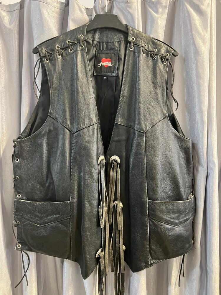 Vestă piele 4XL VES0009