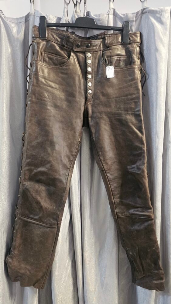 Pantaloni piele cu snur M PPI0122