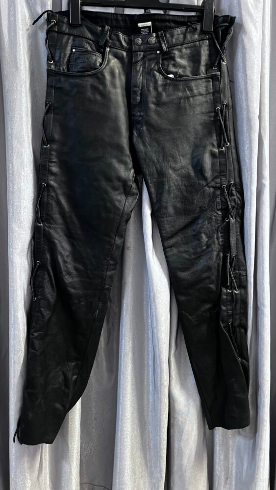 Pantaloni piele mărimea 50 PPI0142 3 Pantaloni piele mărimea 50 PPI0142 - imagine 3