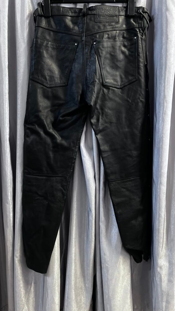 Pantaloni piele mărimea 50 PPI0142 4 Pantaloni piele mărimea 50 PPI0142 - imagine 4