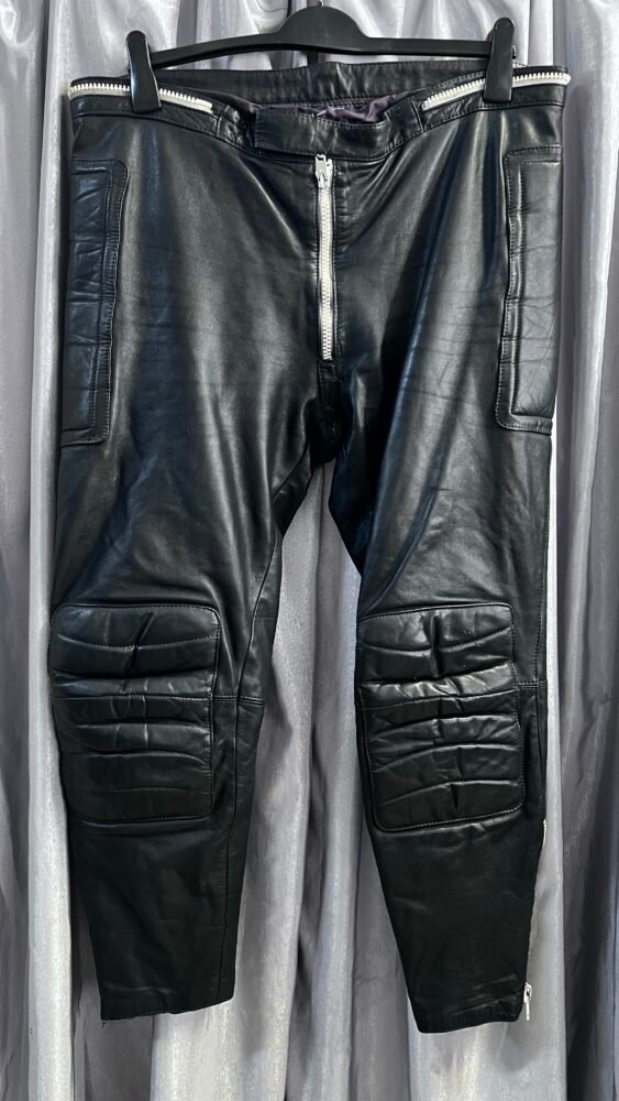 Pantaloni piele XXL PPI0151 2 Pantaloni piele XXL PPI0151 - imagine 2