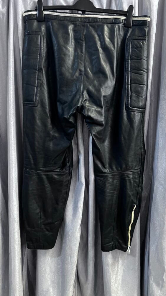 Pantaloni piele XXL PPI0151 3 Pantaloni piele XXL PPI0151 - imagine 3
