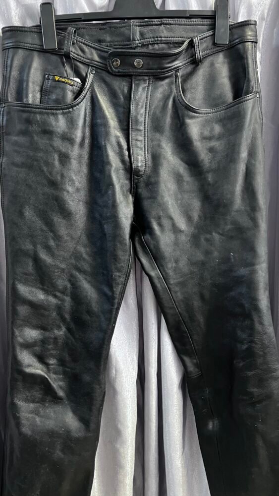 Pantaloni piele L-XL PPI0156 4 Pantaloni piele L-XL PPI0156 - imagine 4