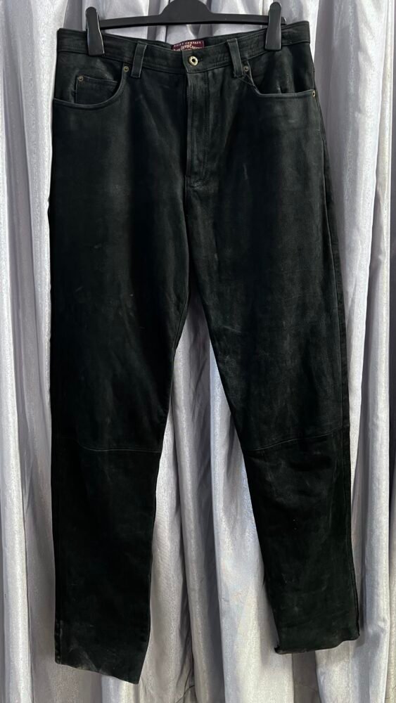 Pantaloni piele L-XL PPI0155 2 Pantaloni piele L-XL PPI0155 - imagine 2