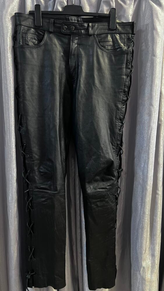 Pantaloni piele XL PPI0166 3 Pantaloni piele XL PPI0166 - imagine 3