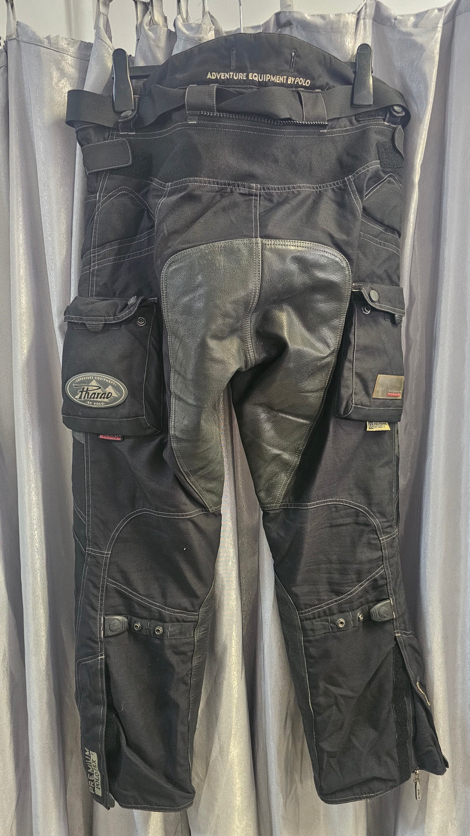 Pantaloni moto textil-piele L PTE0198 2 Pantaloni moto textil-piele L PTE0198 - imagine 2