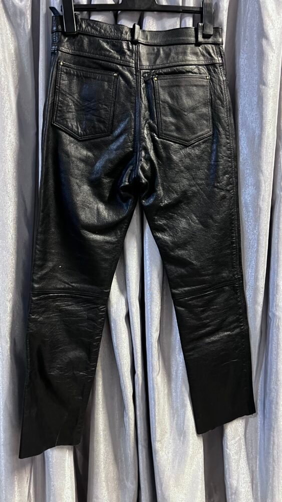 Pantaloni piele mărimea M PPI0172 3 Pantaloni piele mărimea M PPI0172 - imagine 3