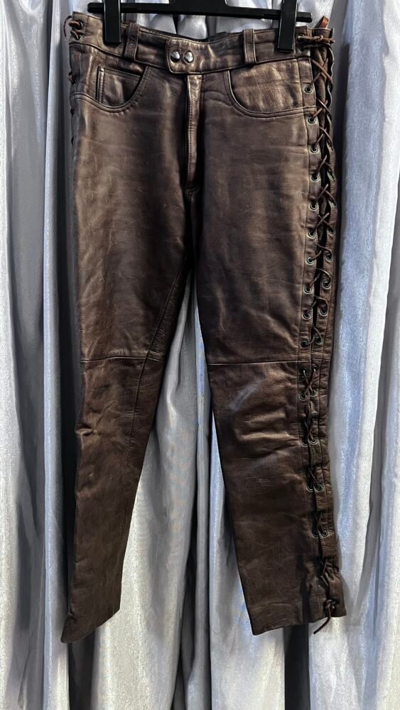 Pantaloni piele M PPI0182 2 Pantaloni piele M PPI0182 - imagine 2