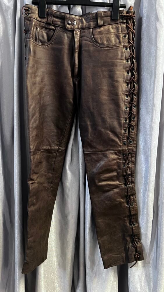 Pantaloni piele M PPI0182 3 Pantaloni piele M PPI0182 - imagine 3