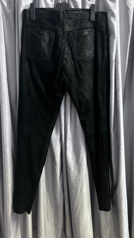 Pantaloni piele mată PPI0206 4 Pantaloni piele mată PPI0206 - imagine 4