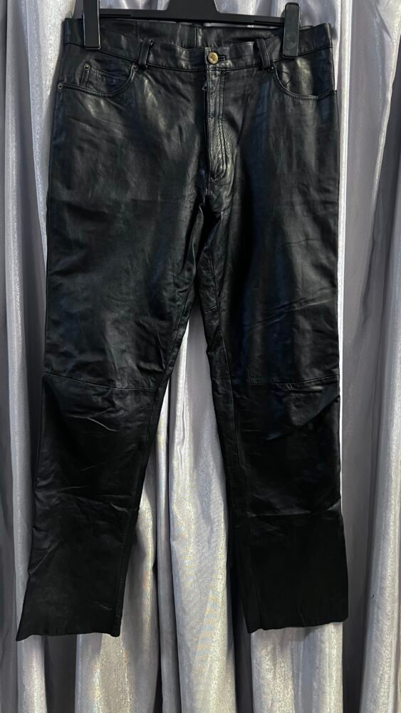 Pantaloni piele L PPI0213 2 Pantaloni piele L PPI0213 - imagine 2