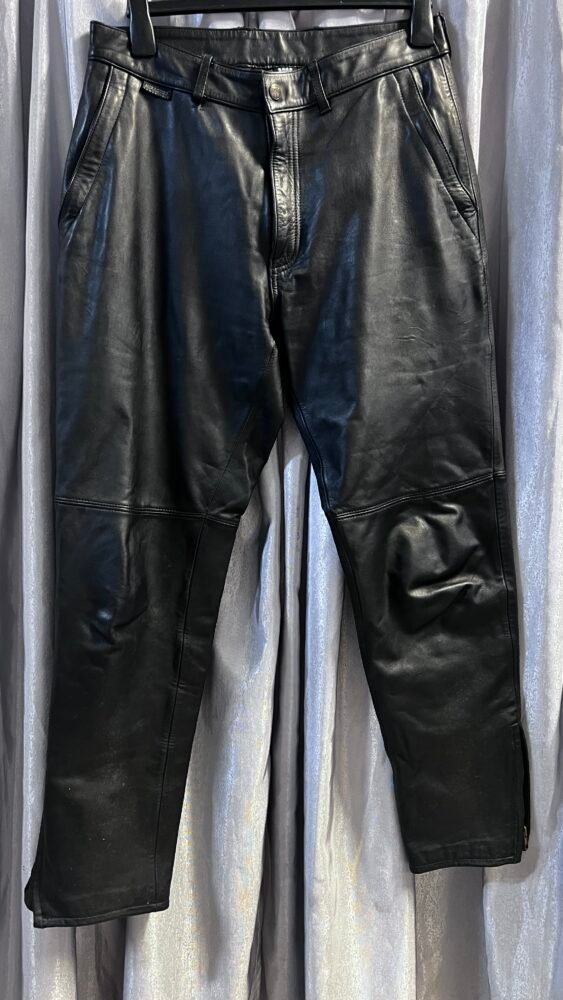 Pantaloni piele mărimea 52 PPI0221 2 Pantaloni piele mărimea 52 PPI0221 - imagine 2