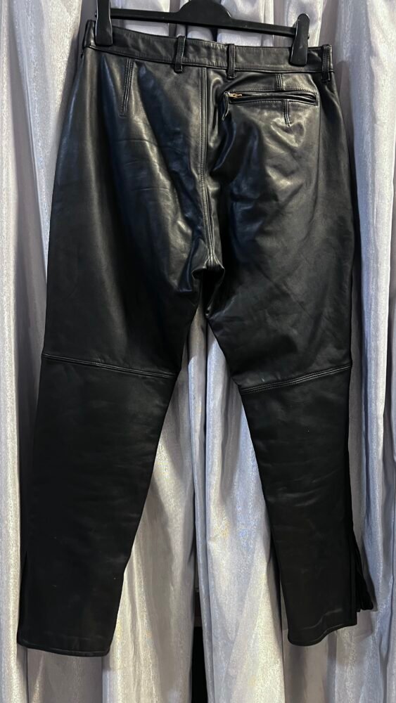 Pantaloni piele mărimea 52 PPI0221 3 Pantaloni piele mărimea 52 PPI0221 - imagine 3