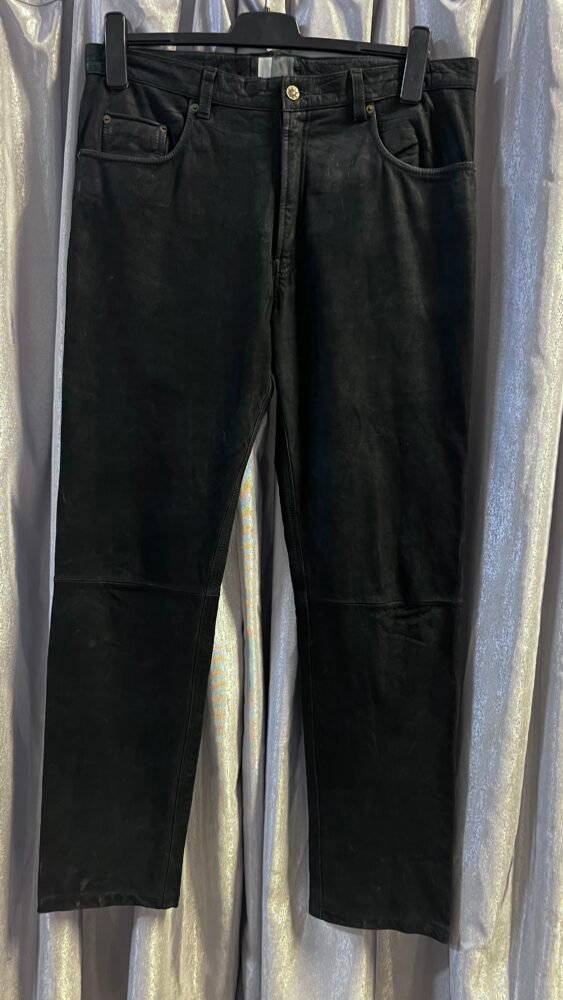 Pantaloni piele mărimea 54 PPI0222 2 Pantaloni piele mărimea 54 PPI0222 - imagine 2