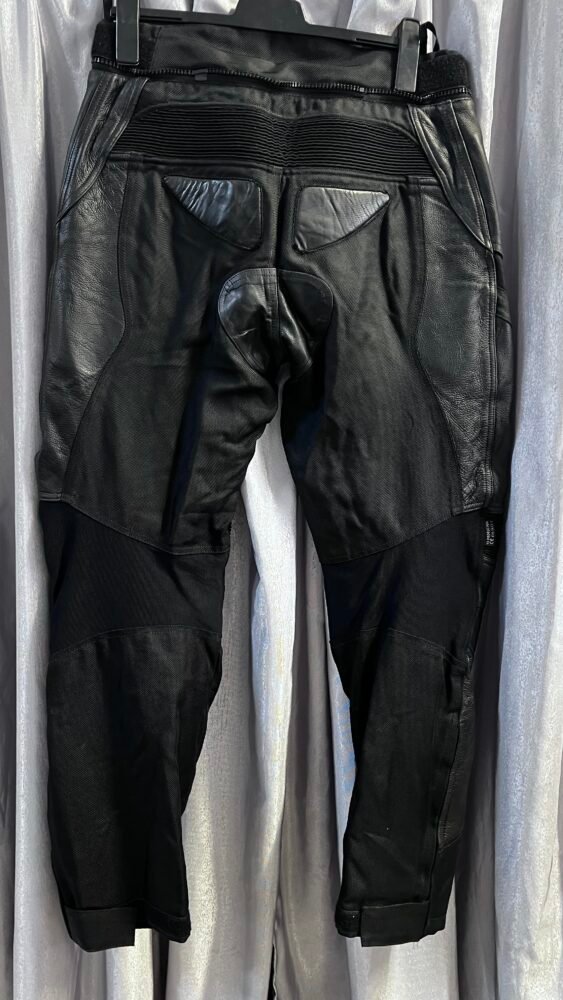 Pantaloni piele+ textil L PTE0203 3 Pantaloni piele+ textil L PTE0203 - imagine 3