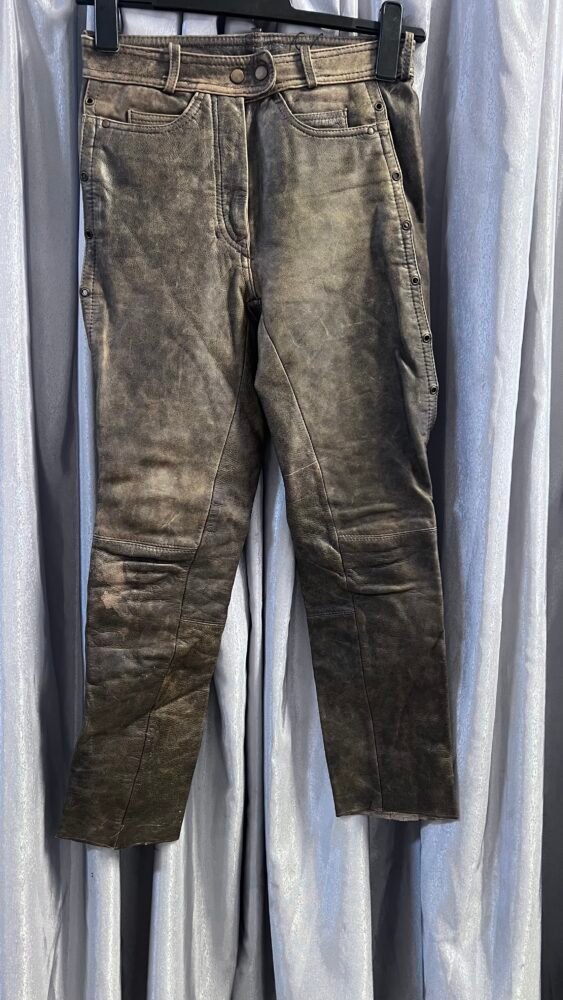 Pantaloni piele mărimea M PPI0253 2 Pantaloni piele mărimea M PPI0253 - imagine 2
